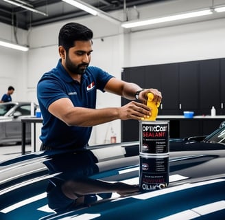 opti-coat at kochi car detailing