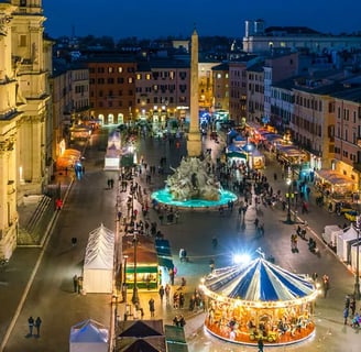 Mercado navideño italia