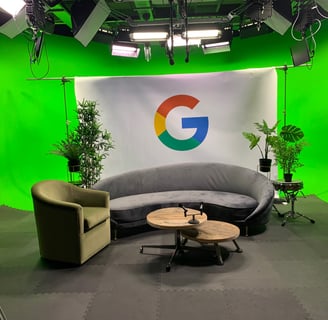 Google ste in Greenscreen Studio