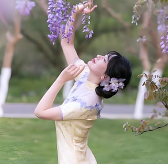 What does the color of qipao mean