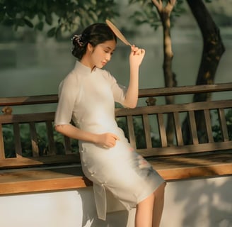 What kind of jacket is good with qipao