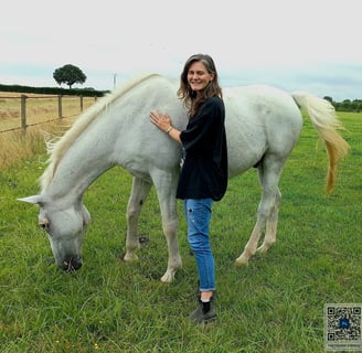 couple cavalier cheval retraite pre