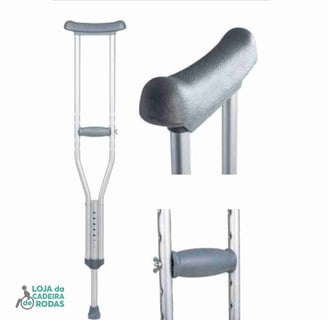 Muleta Axilar D7 Universal Dellamed