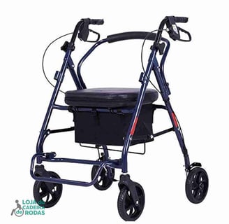 Andador 4 Rodas D12 100K - Dellamed