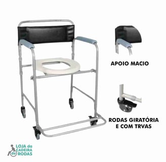 Cadeira Higiênica Dobrável D30