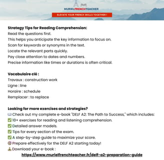 DELF A2 Guide Sample 2