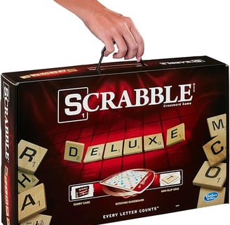Scrabble Deluxe Edition Game