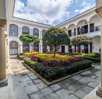 Courtyard of Museo Botero
