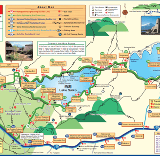 Fuji Lakes Tour bus routes