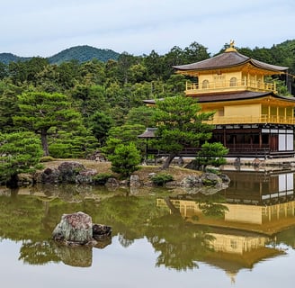 Kinkaku-Ji Golden Pavilion in Kyoto