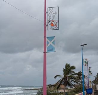 The flag of San Andres looks just like the Scottish flag