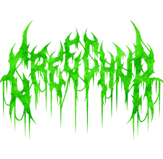 a green metal logo spelling CREECHUR