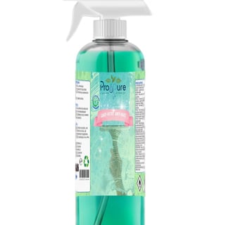 a bottle of liquid soap with a spray bottle