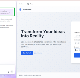 Website using Canva ai Code