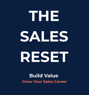 The Sales Reset book cover by Richard S Robertson