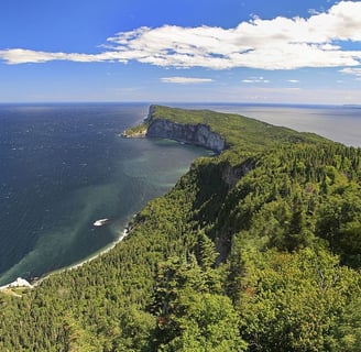 Parc national de Forillon en famille avec enfant
