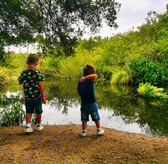 étang noir landes avec enfants
