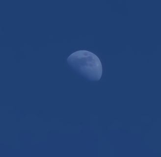 Picture of a Lunar Eclipse at dusk