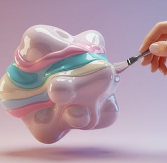 a person holding a toothbrush and toothbrush in their hand