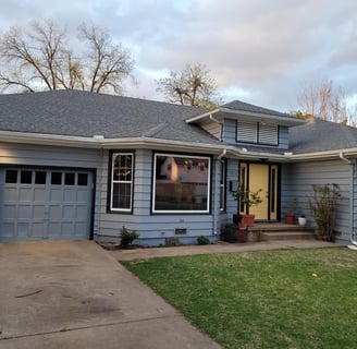 a house that has been professionally painted