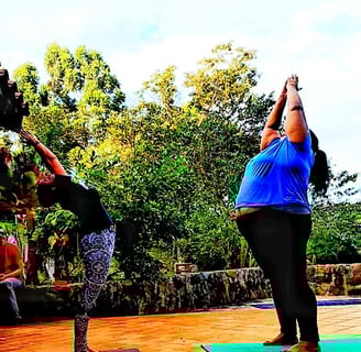 body positive private hatha yoga session
