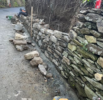 RECONTRUCTION MUR EN PIERRE