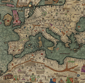 Hy-Brasil on an atlas.