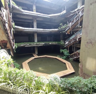 The New World mall being turned into a public space.