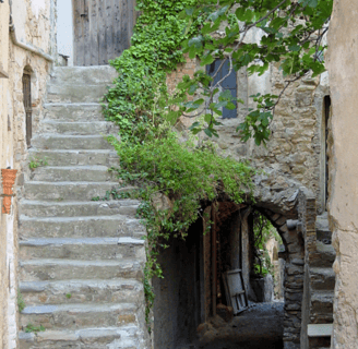 An old house in Bussana Vecchia
