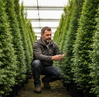 selección de los mejores ejemplares de leylandii