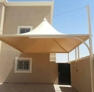 مظلات هرمية عسير وخميس مشيط