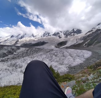 rakaposhi glacier basecamp climate change