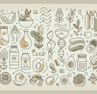 a variety of food items and food items