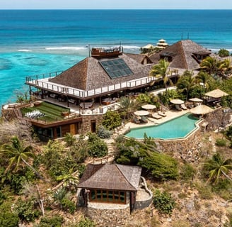 a luxury villa in the caribbean islands