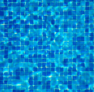 Pool Mosaikfliesen in Blau – glänzendes Design für ein mediterranes Ambiente.