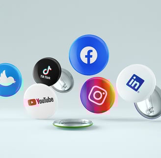 a phone phone with several different types of social media