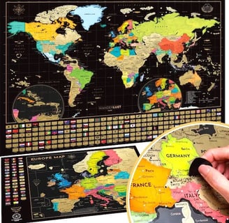 Scratch Off World Map