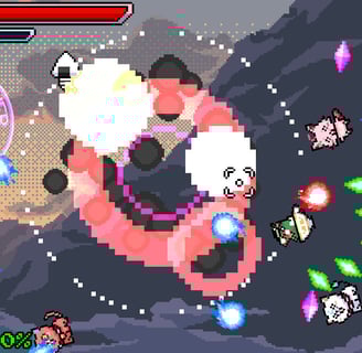 a video game of a cat in a game