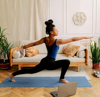 Yoga at home