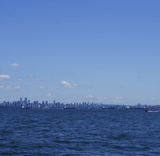 View of Vancouver from the water