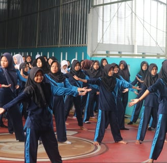 Senam pelajar sehat 