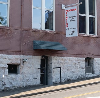 Thompson Printing original business location