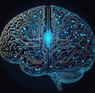 brain thinking in lines