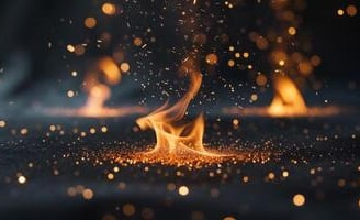 braise, feu de cheminée, au coin du feu, tubé en toute sécurité