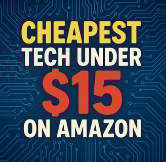 Cheap tech on Amazon