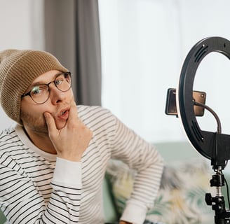 Social media influencer promoting men’s health products