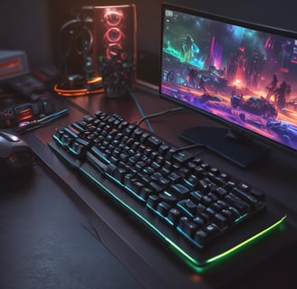 a computer screen with a video game on it