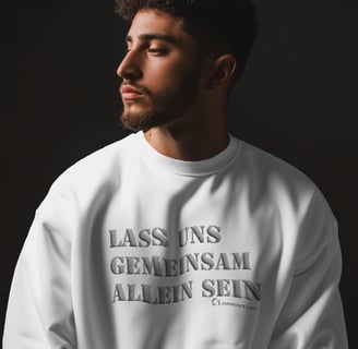 Communitytee Gemeinsam Allein Sweater