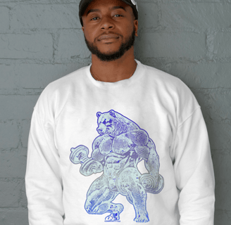 communitytee gym bear sweater