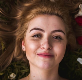 girl with healthy skin